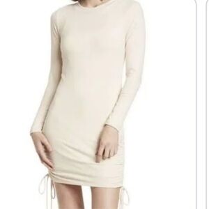 Abound Ribbed Long Sleeve Rain Check dress. Detachable lining. NWT. Size small